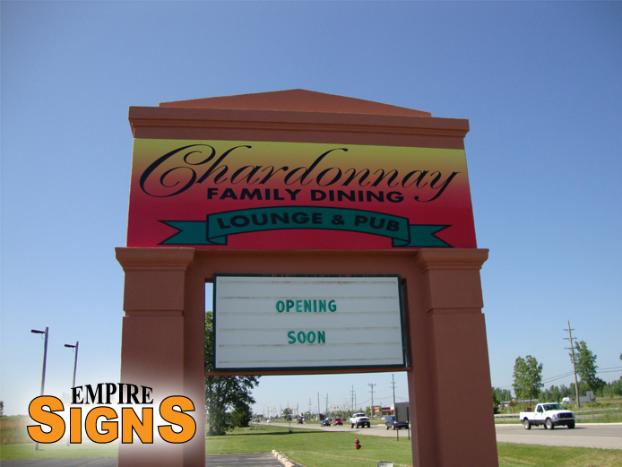 Chardonnay Main Sign