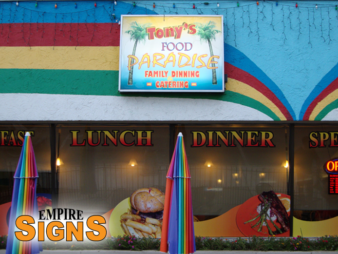 Tonys Food Paradise Store Front
